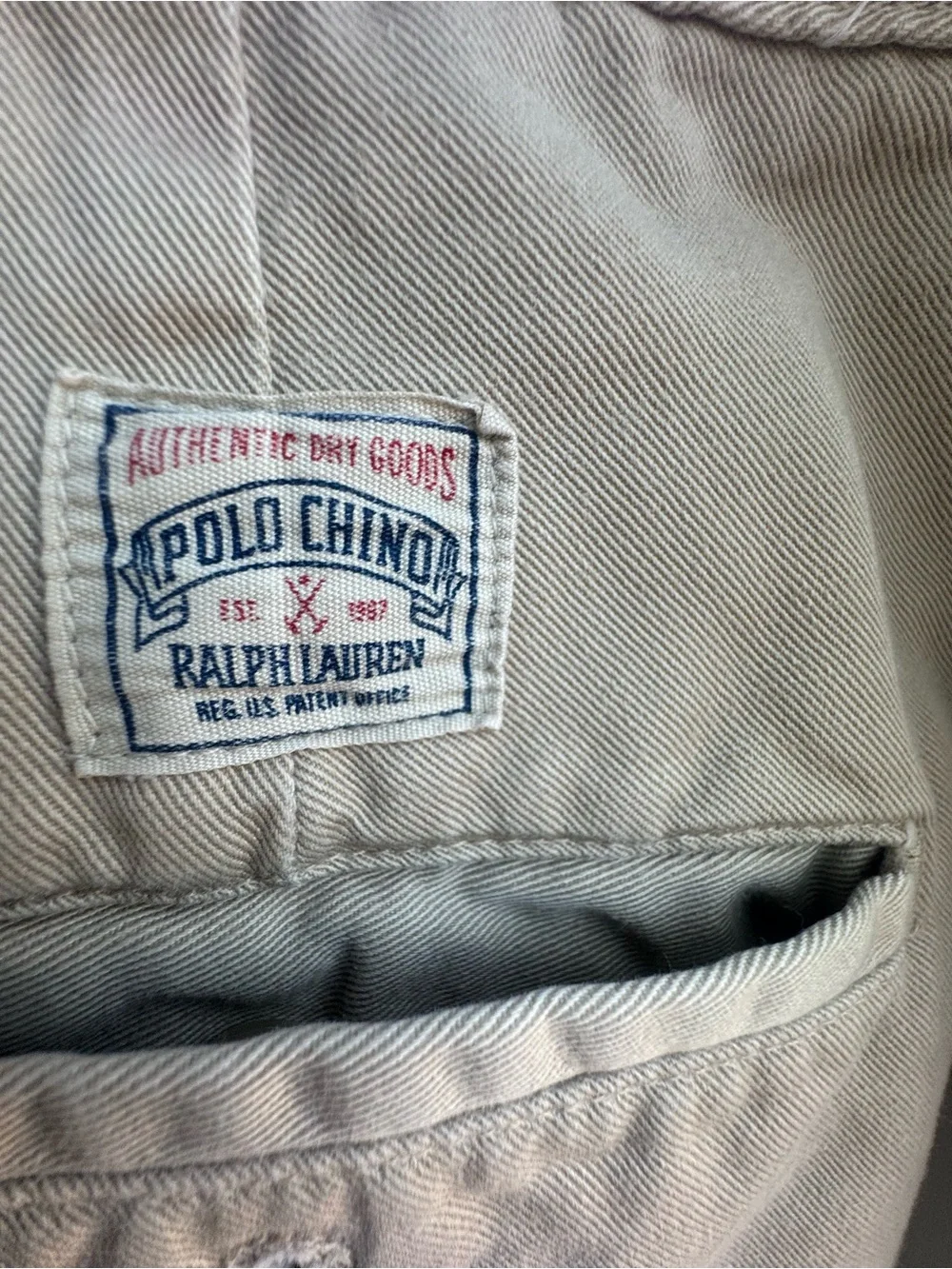 Polo by Ralph Lauren Khaki Cotton Shorts
